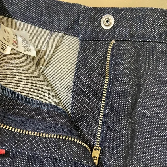 💚Sisley High Waist Denim Skirt.Waist- 26 - Picture 5 of 8